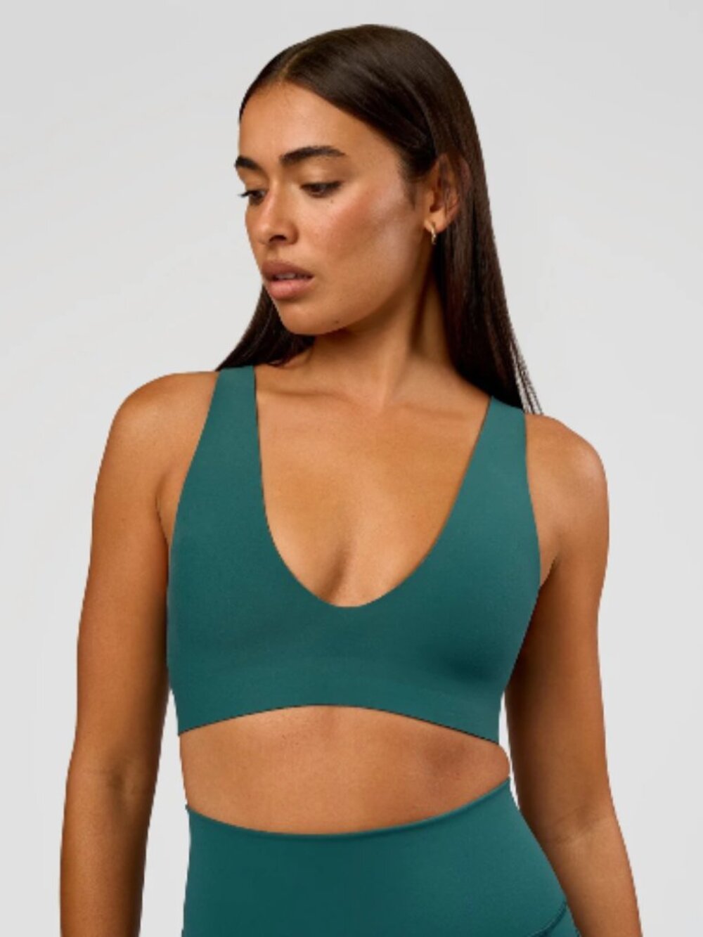 LSKD Set: Elixir Pocket Leggings S NWT + Bend & FLX Plunge Bra XS Teal - Picture 9 of 11